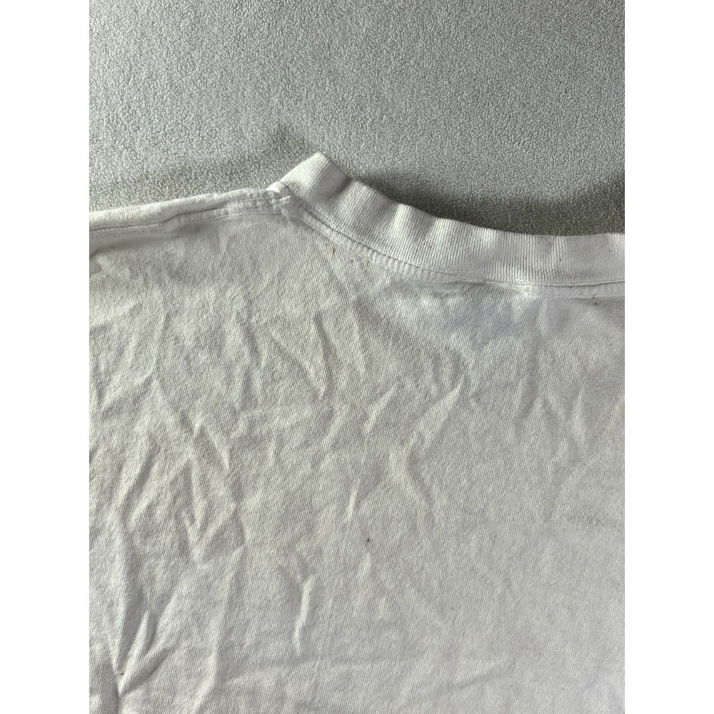 VTG World Trade Center Shirt XL White 9/11 T-Shirt American Unity Flawed - Picture 12 of 12